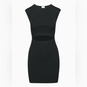 Wilfred Cutout Knit Mini Dress